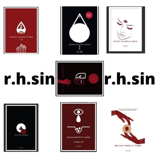r.h.sin ,a beautiful composition of broken and other anthologies