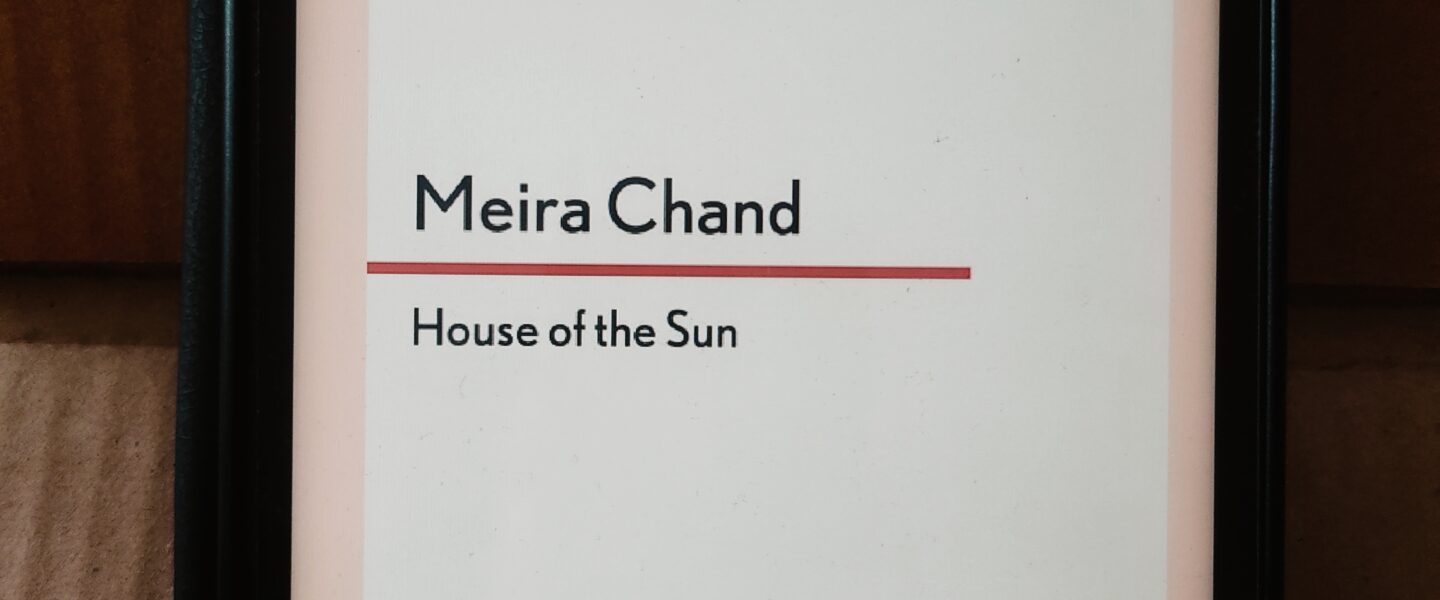 House of the Sun by Meira Chand Book Review