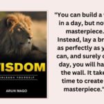 “Wisdom” by Arun Mago, a collection of insightful essays